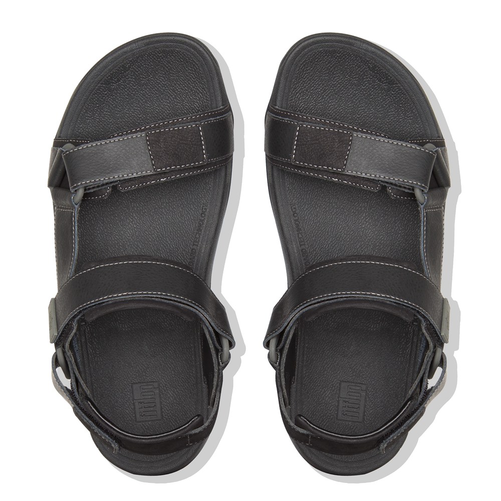 Fitflop Man Sandals Black - Ryker Back-strap - GB7564023